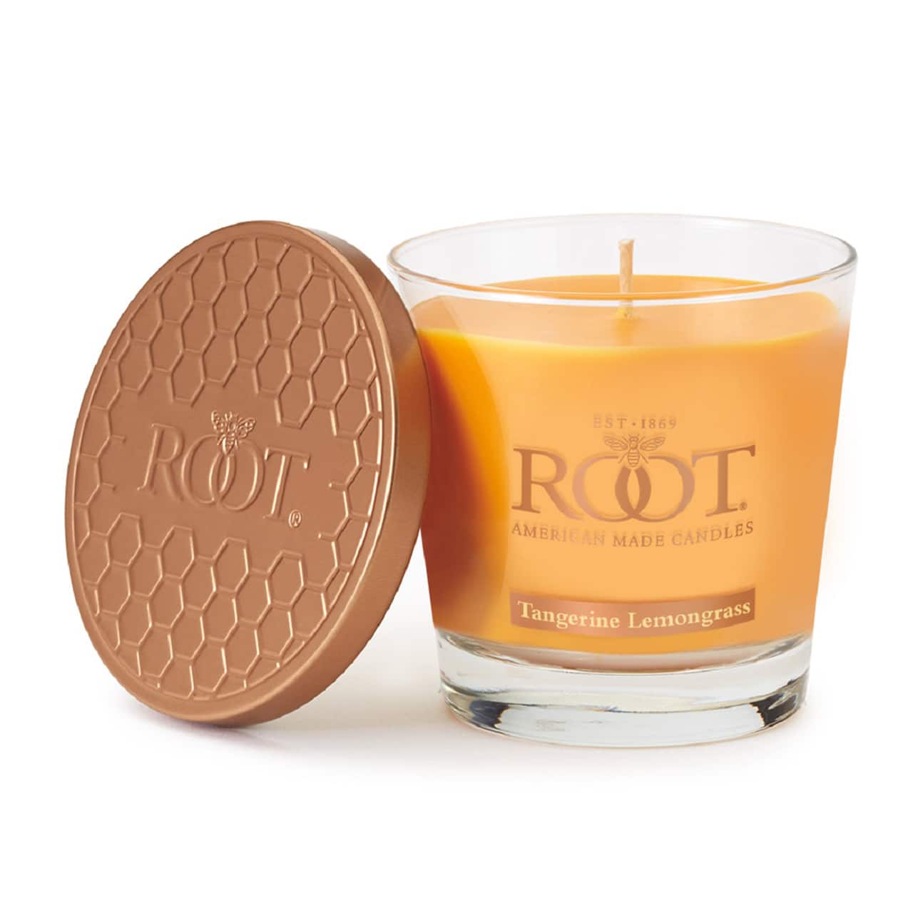 Root Candles 6.3oz. Small Scented Honeycomb Veriglass Jar Candle